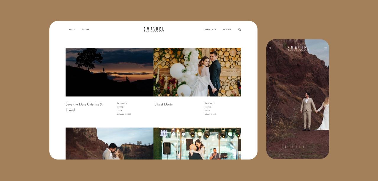 WebSite Prezentare Emanuel Dobranel